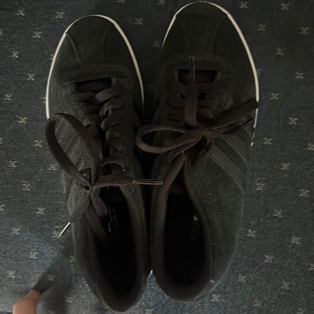 Black Adidas sneakers
